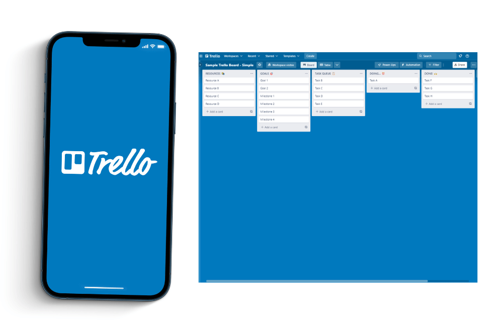 simple trello board example