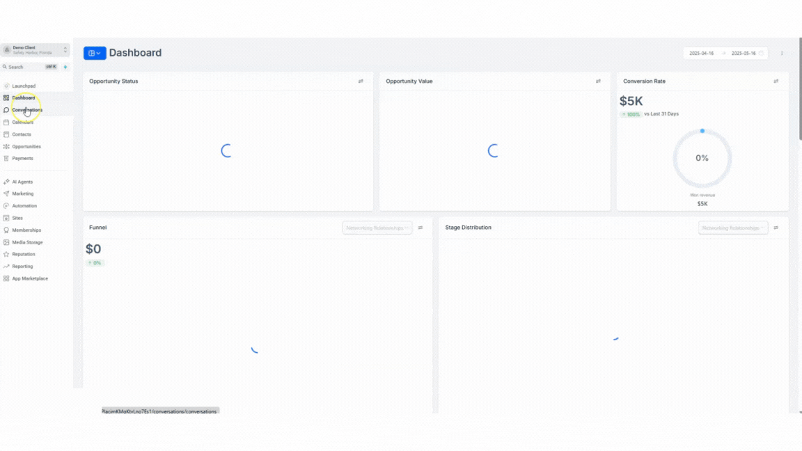Smart Marketing System Dashboard